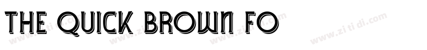 the quick brown fo字体转换